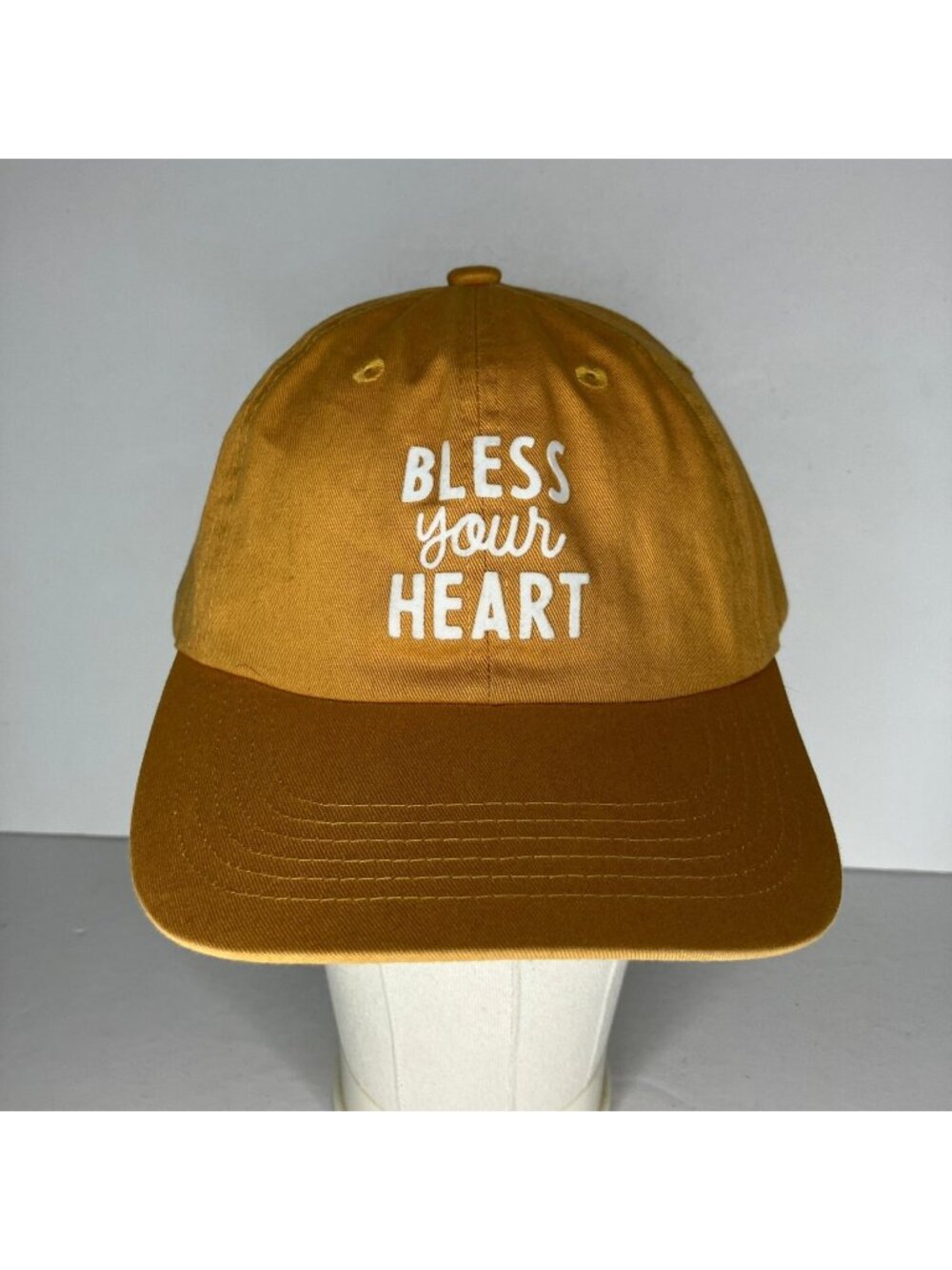 Bless Your Heart Frankie Jean Hat Women’s Mustard Yellow Adjustable